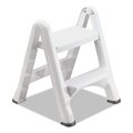 Rubbermaid EZ Step 2-Step Folding Stool, 19.5 x 20.6 x 22.7, White, PK3 4209CT